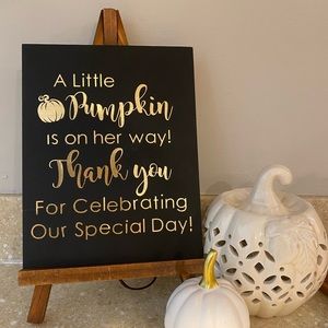 A little pumpkin is on her way!